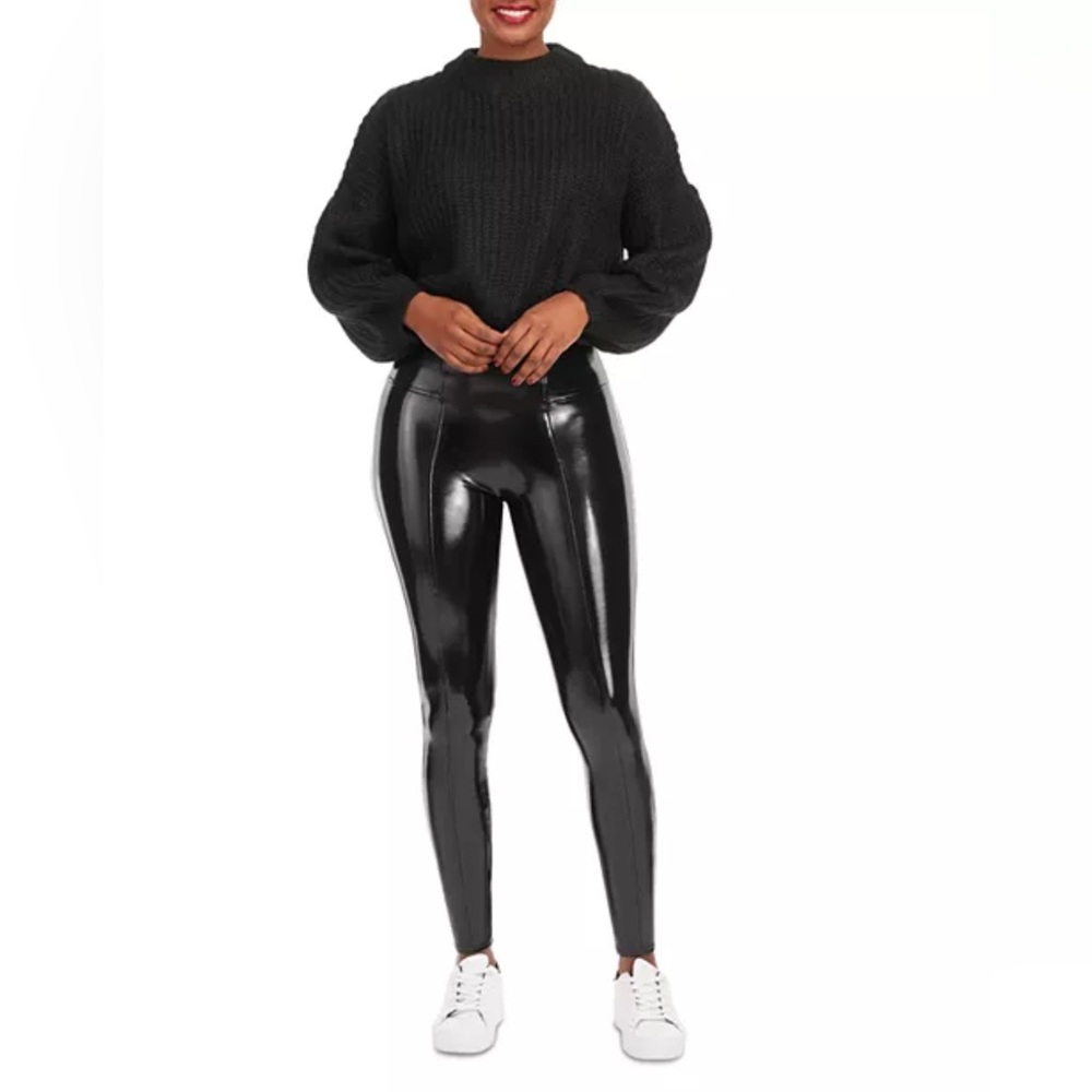 SPANXshape™ Faux Leather Patent Leggings